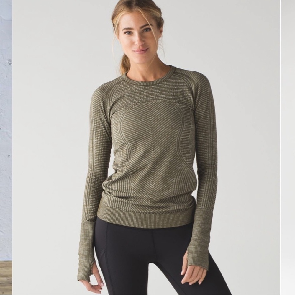 Lululemon Rest Less Pullover Long Sleeve Sz 10